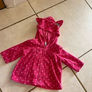 390. Small Wonders Pink Polka Dot Jacket Size 0-3 Months